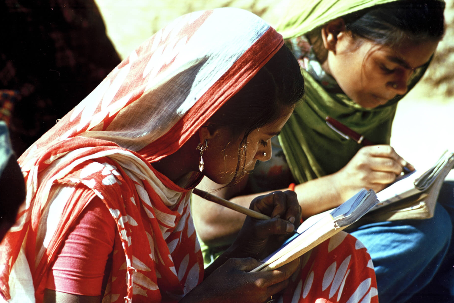 Women taking part in a learning activity